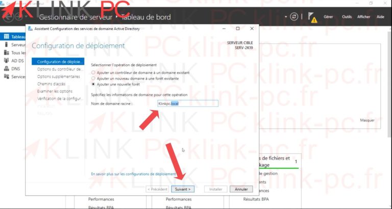 Windows server 2019 Partie 2 Installation d'un contrôleur de domaine et ...