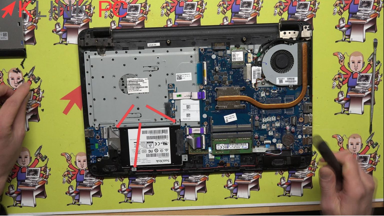 Comment Démonter un PC Portable HP Pavilion TPN C126 - Blog Klink PC