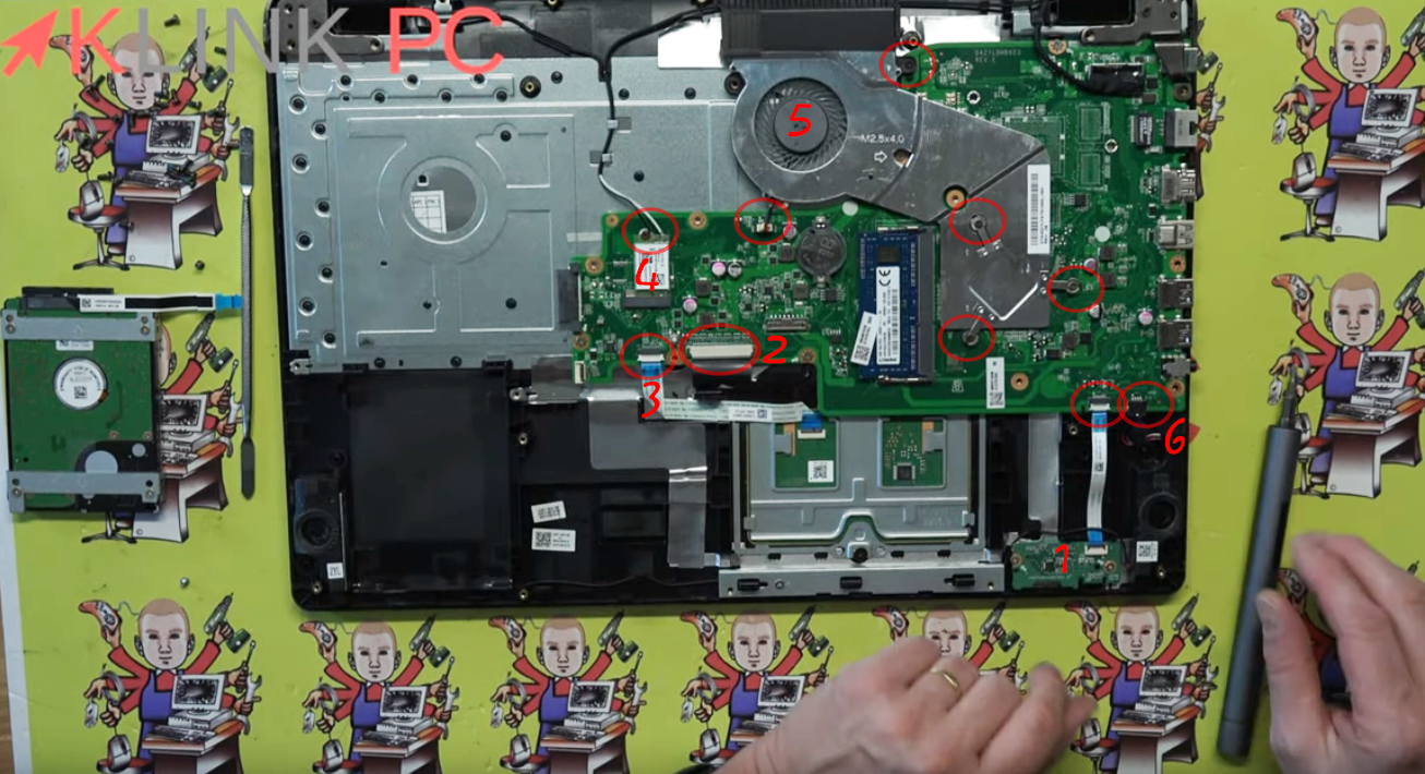 Comment démonter un PC portable Packard Bell Easynote N15Q4-ENLG81BA