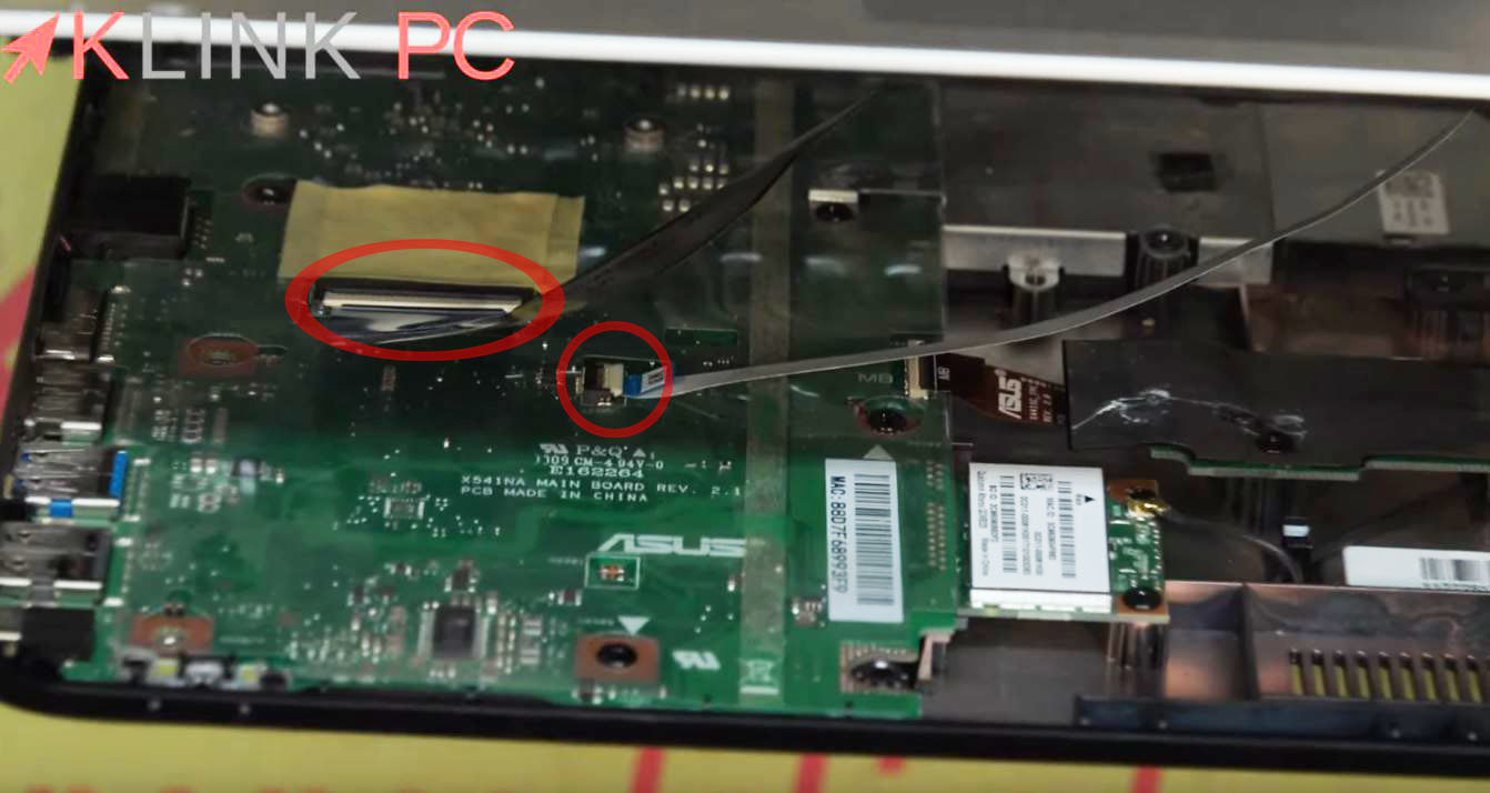 ASUS VivoBook Max X541N series Cavo cavetto flat per Touchpad ribbon cable ASUS VivoBook Max X541N series Cavo cavetto flat per Touchpad ribbon cable