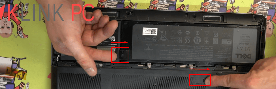 comment enlever la batterie d un pc dell