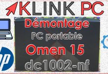 comment démonter un PC portable HP Omen 15 dc1002-nf