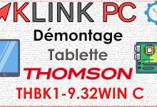 Comment démonter une tablette Thomson THBK1-9.32WIN C