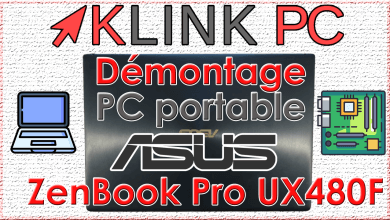 démonter un PC portable Asus Zenbook Pro UX480F