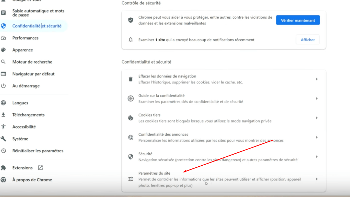 Google Chrome comment désactiver les fausses alertes de virus et les notifications Blog Klink PC